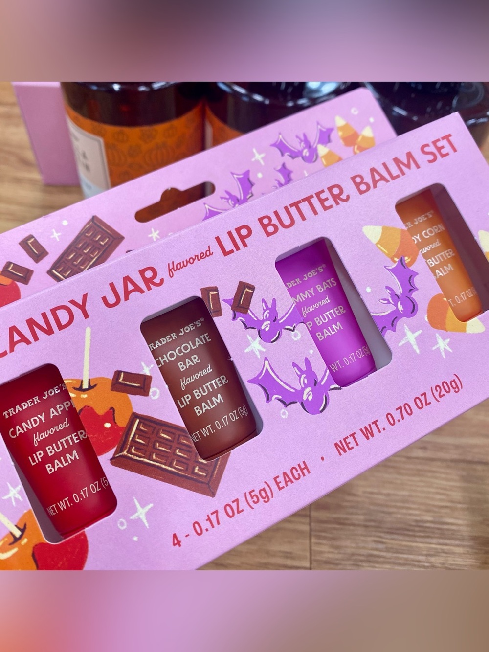 4 Lip balms set Trader Joe’s New
Limited edition